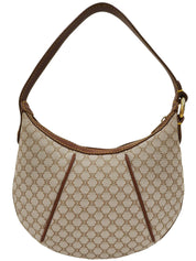 マカダムパターンハンドバッグ ベージュ/ブラウン