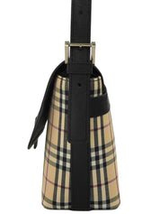 Nova格纹手提包，米色/黑色