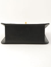 1998 CC 旋扣链条单肩包，黑色