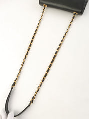 1998 CC 旋扣链条单肩包，黑色