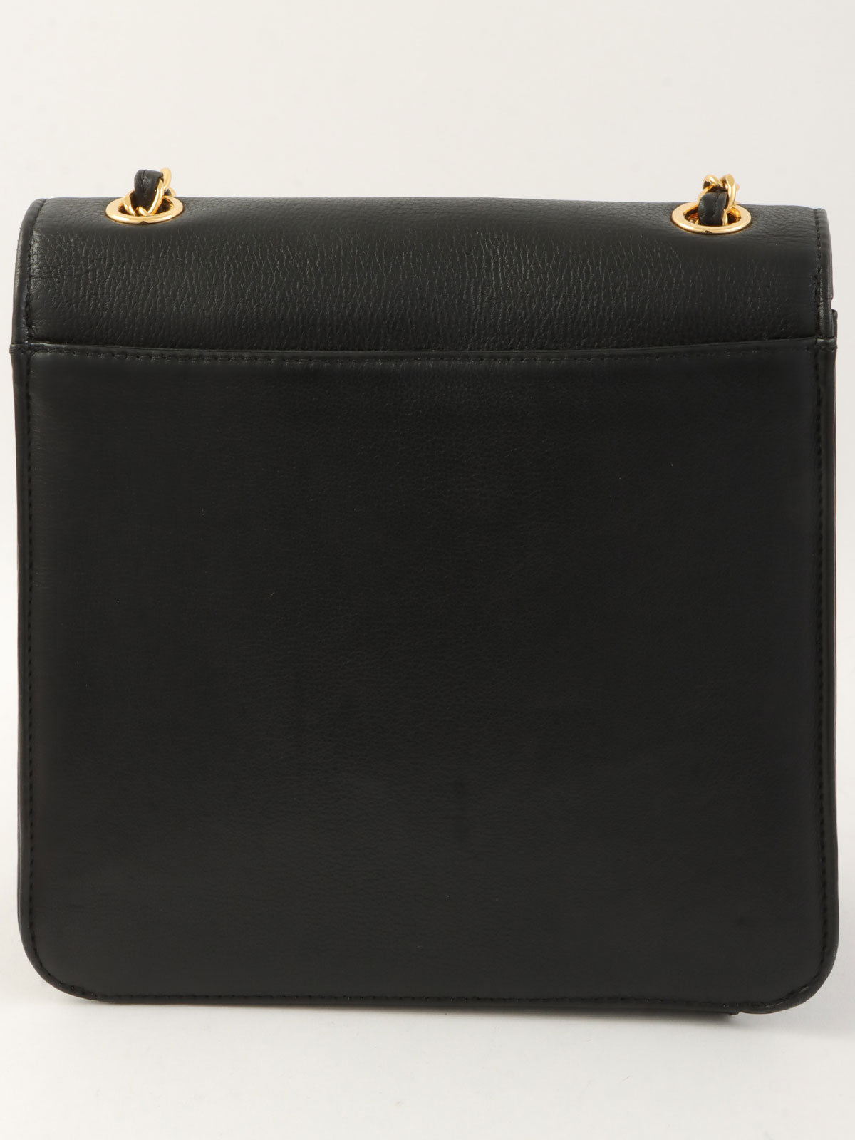 1998 CC 旋扣链条单肩包，黑色