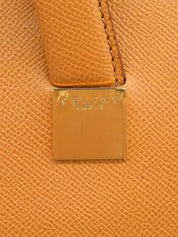 ロゴプレート2wayレザーバッグ ブラウン