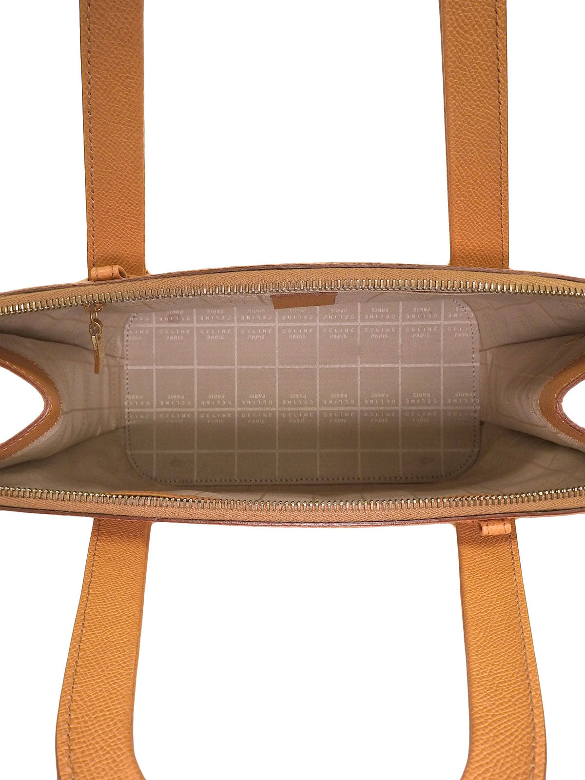 ロゴプレート2wayレザーバッグ ブラウン