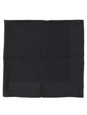 シルクモノグラムパターンスカーフ ブラック