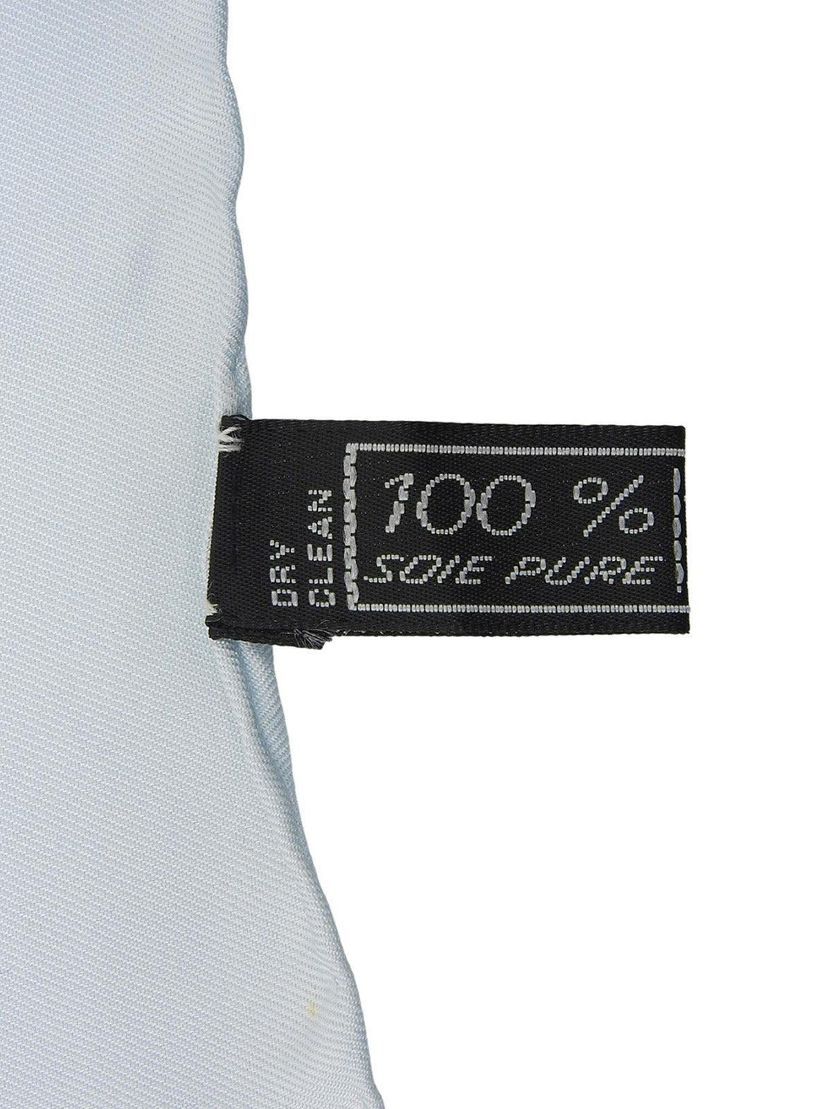 シルクフラッグデザインパターンスカーフ ベイビーブルー/オレンジ/マルチ