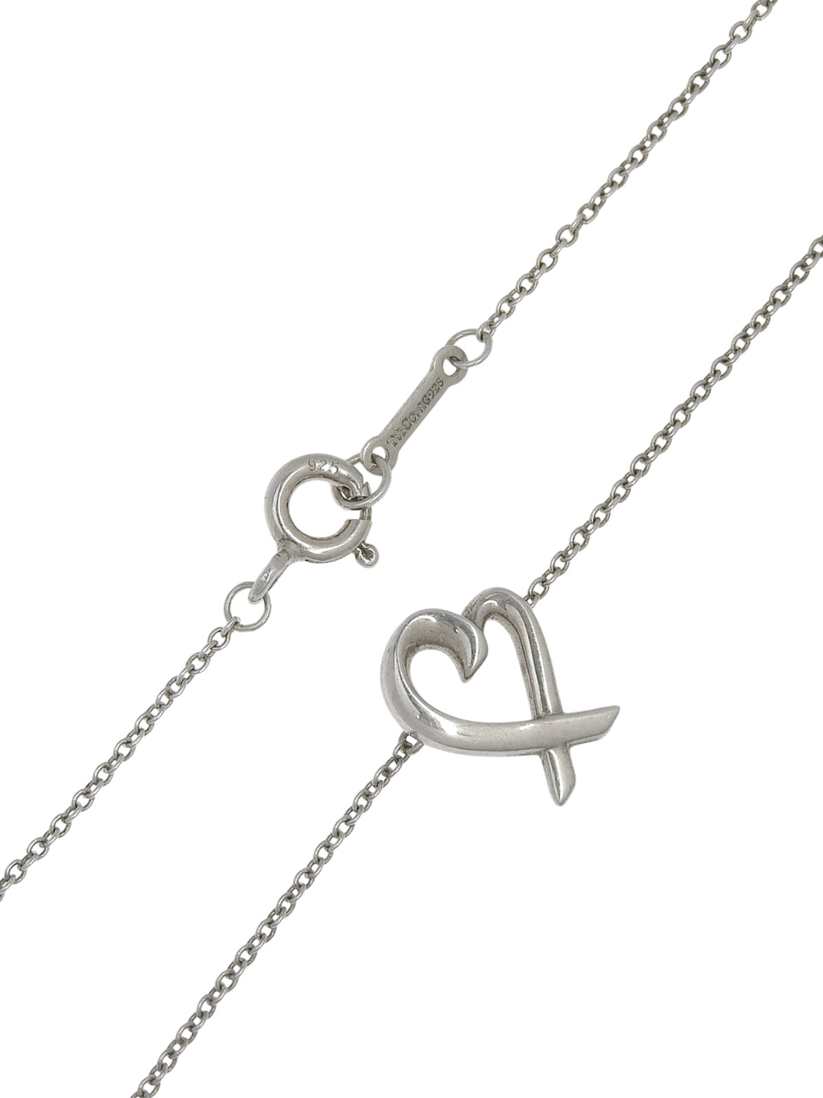 925 Loving Heart Necklace Silver