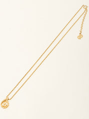 ティアドロップロゴネックレス ゴールド