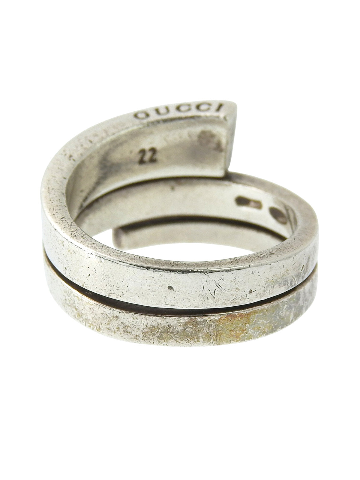 925 Spiral G Snake Ring #62 Silver