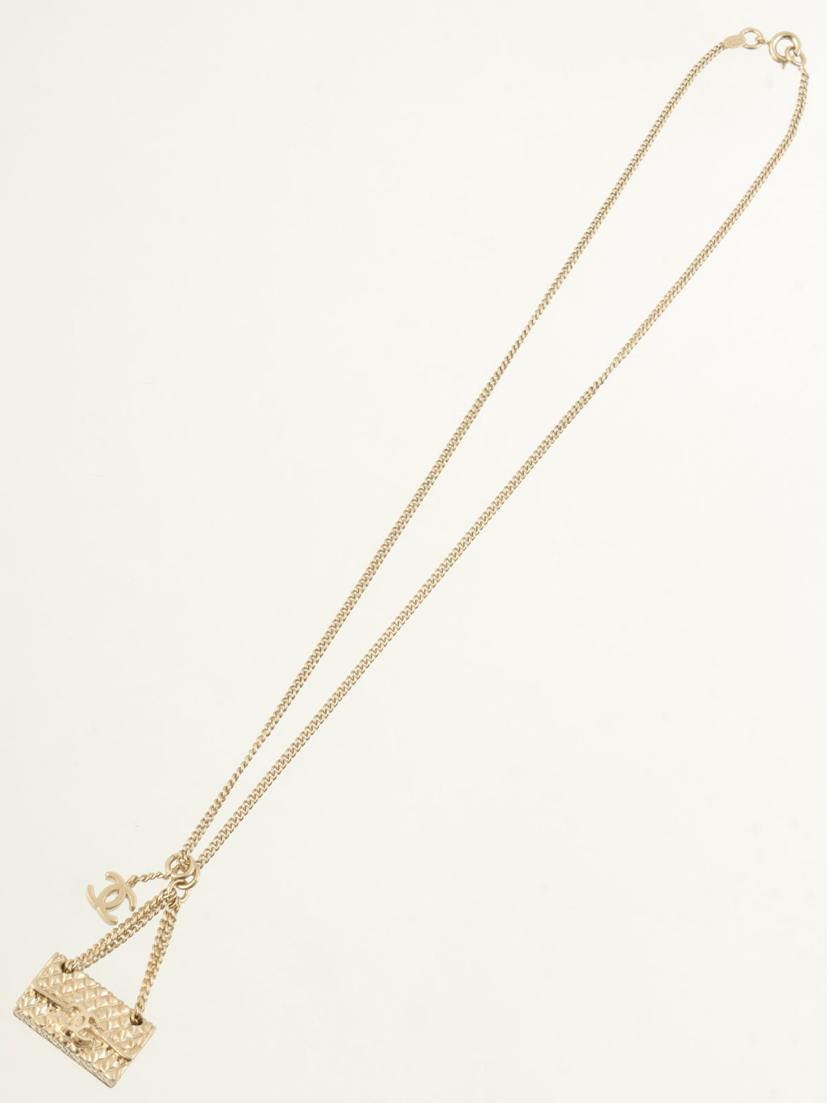 2005年製 CCマークバッグモチーフネックレス ゴールド