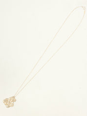 925テディベアネックレス シルバー