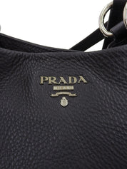 Logo Plate Tote Bag Black