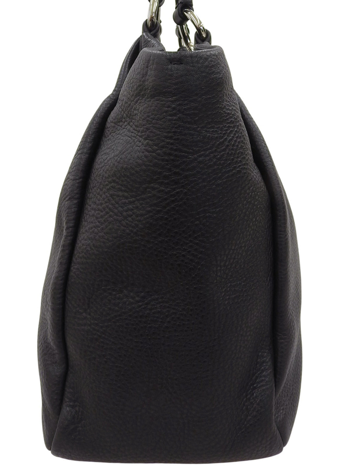 Logo Plate Tote Bag Black