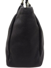 Logo Plate Tote Bag Black