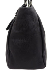 Logo Plate Tote Bag Black