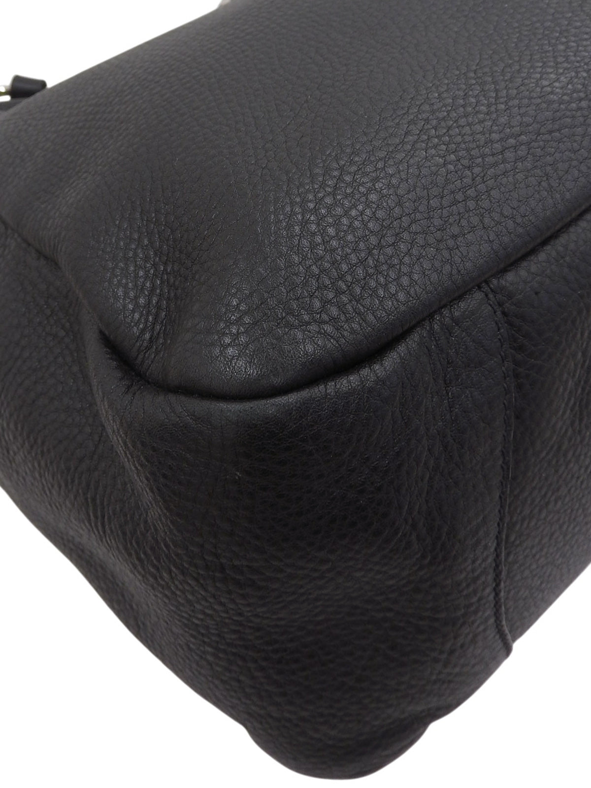 Logo Plate Tote Bag Black