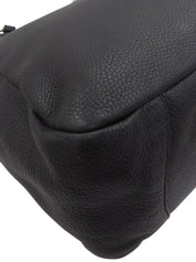 Logo Plate Tote Bag Black