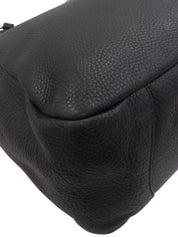 Logo Plate Tote Bag Black