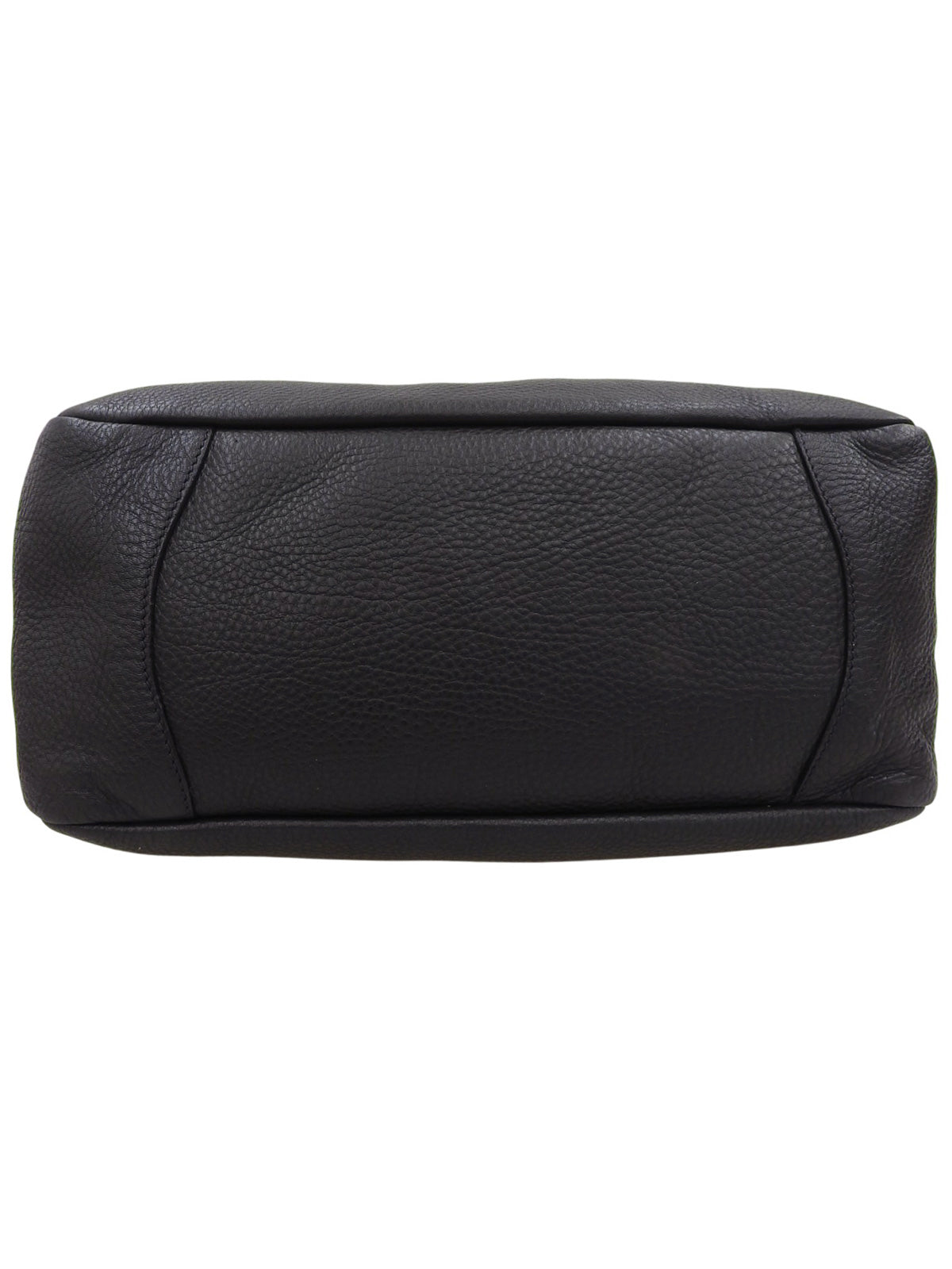 Logo Plate Tote Bag Black