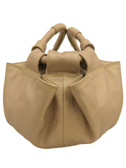 ナッパアイレアナグラムエンボスハンドバッグ ゴールド