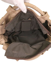 ナッパアイレアナグラムエンボスハンドバッグ ゴールド