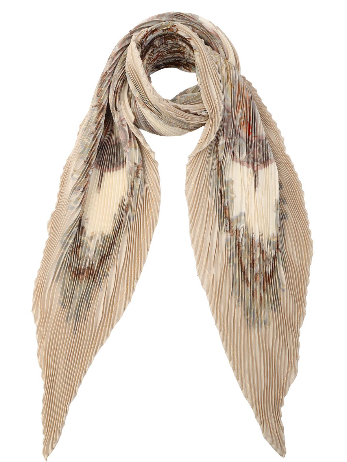 Bouteilles a la Mer Bottled Ship Pattern Twilly Khaki/Multi