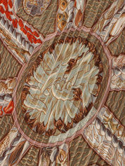 Bouteilles a la Mer Bottled Ship Pattern Twilly Khaki/Multi