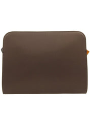 尼龙 Logo 棕色大理石纹单肩包 棕色