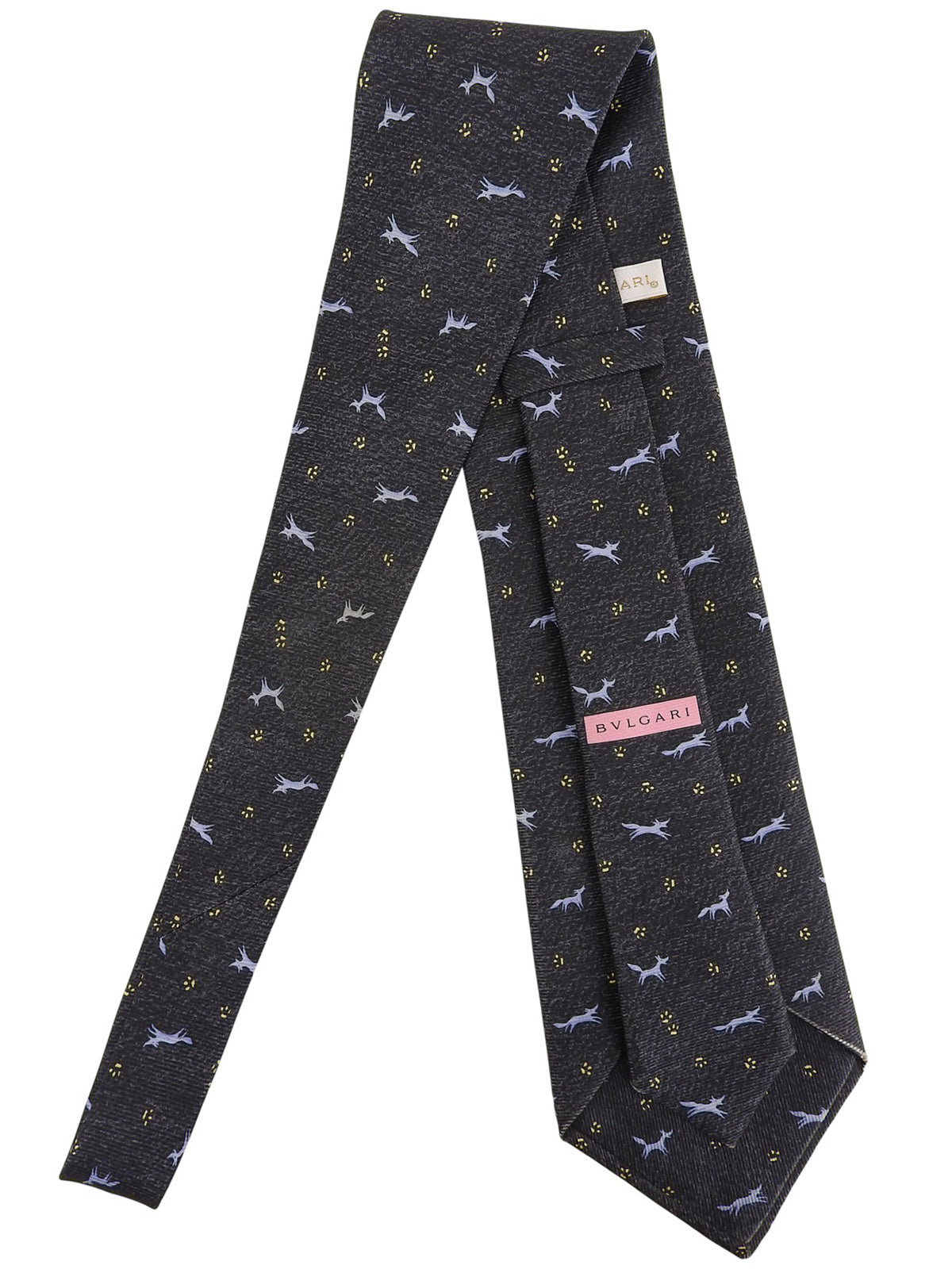 Animal Pattern Tie Black/Multi