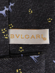 Animal Pattern Tie Black/Multi