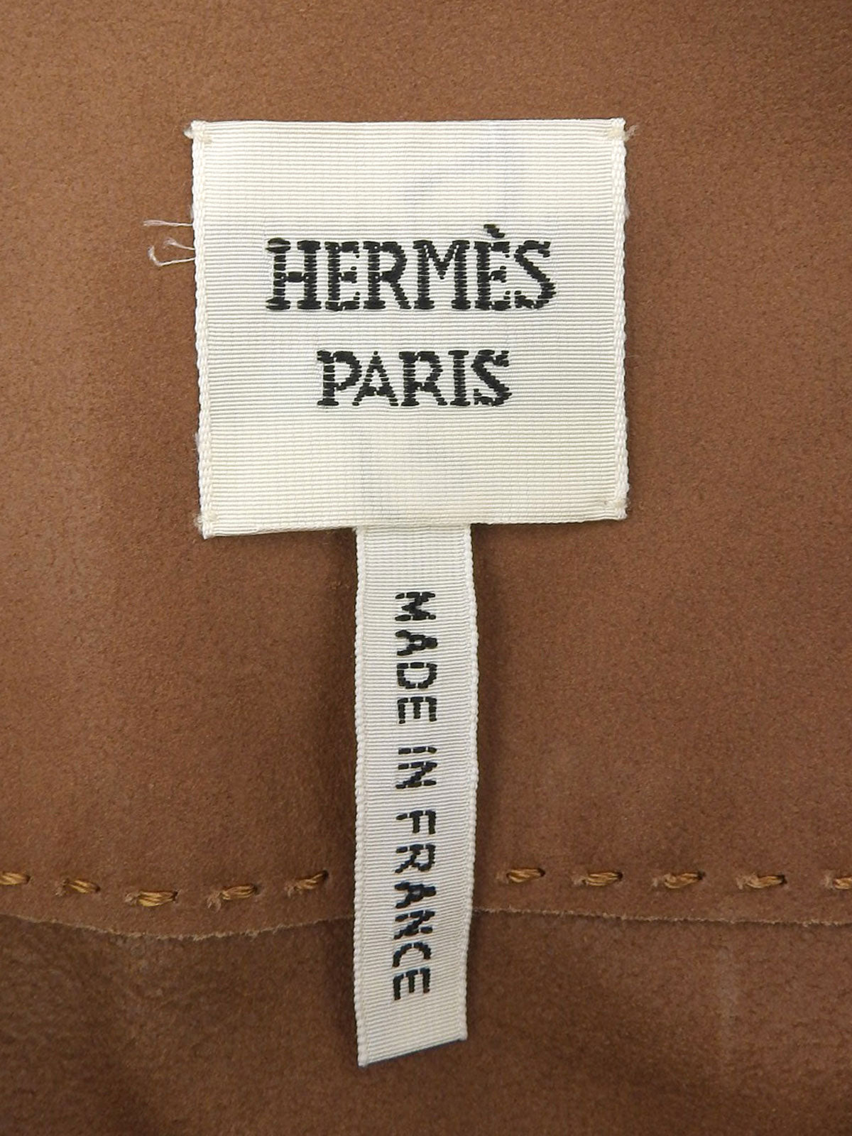 Suede Belted Fringe Skirt in Brown