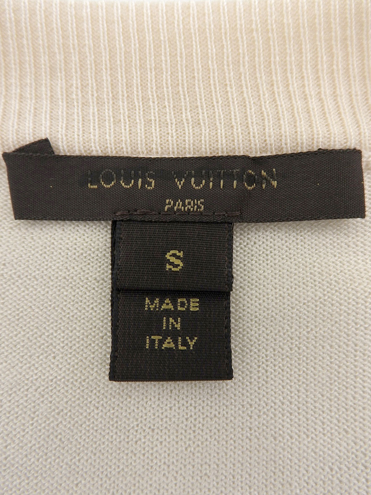 象牙色亮片蕾丝针织上衣