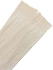 スパンコールレースデザインニットトップス アイボリー