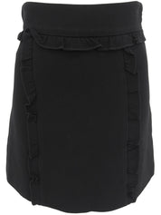 フリルデザインスカート ブラック