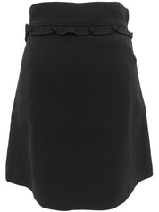 フリルデザインスカート ブラック