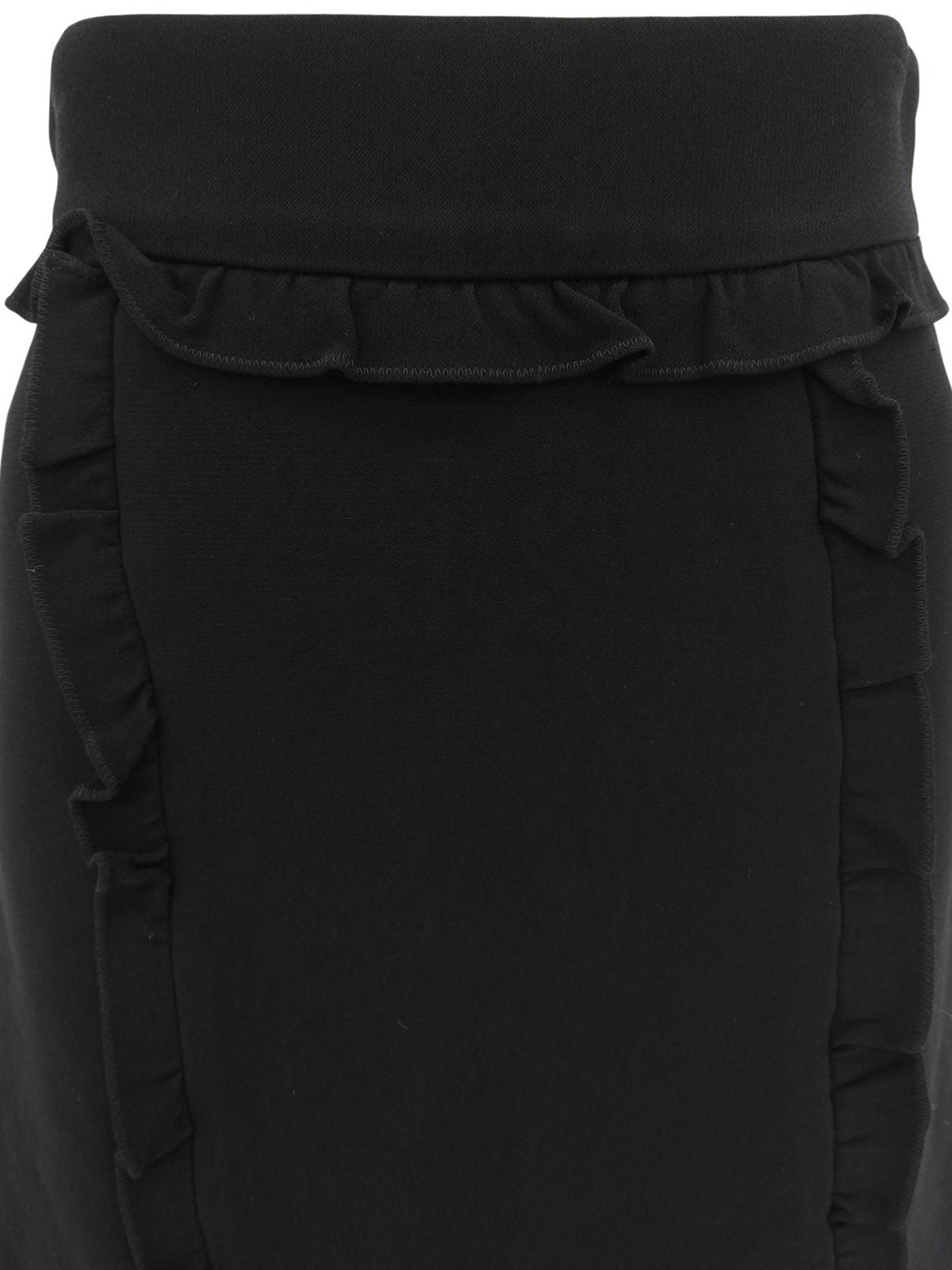 フリルデザインスカート ブラック