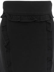 フリルデザインスカート ブラック