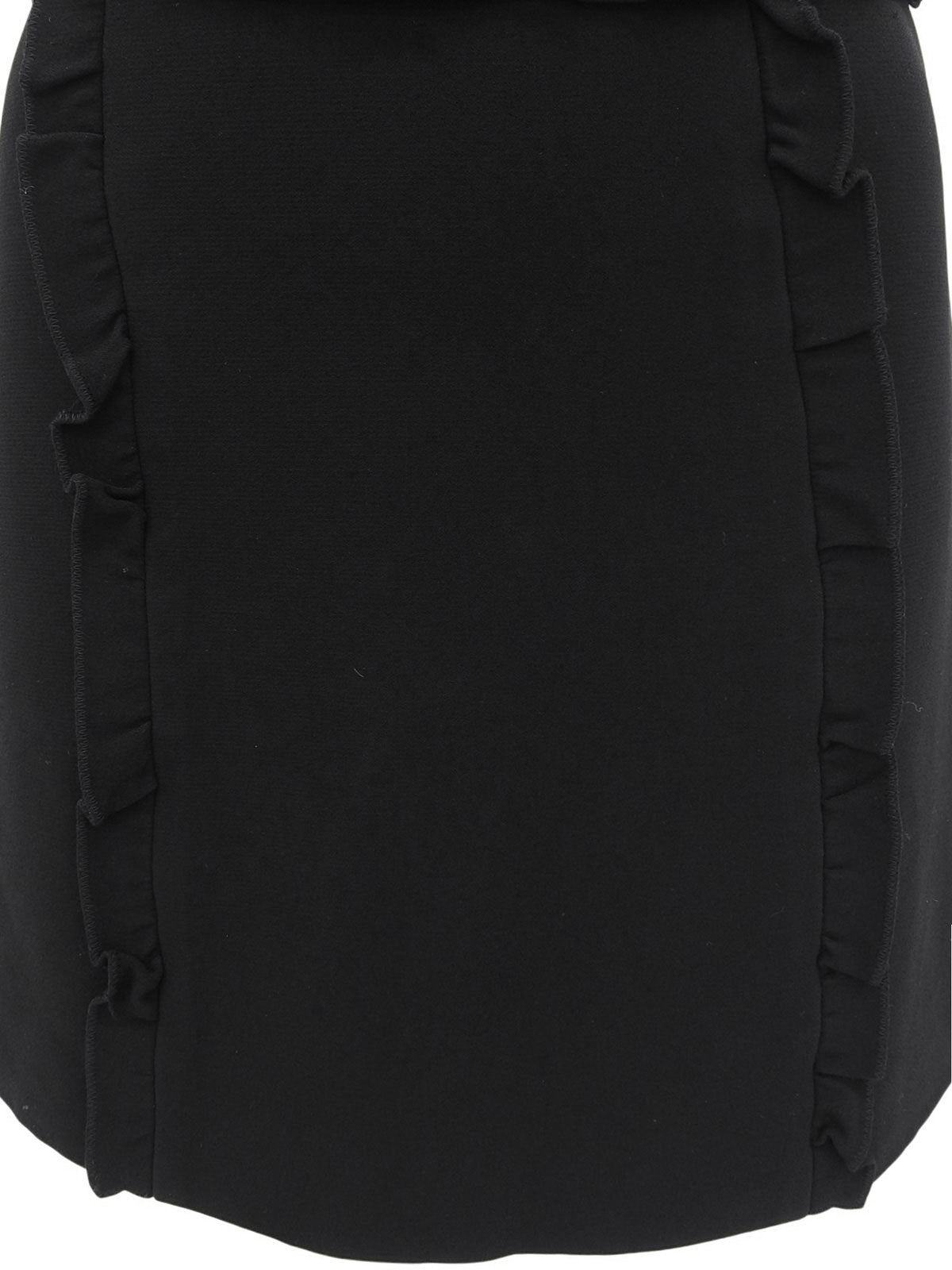 フリルデザインスカート ブラック