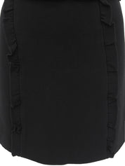 フリルデザインスカート ブラック