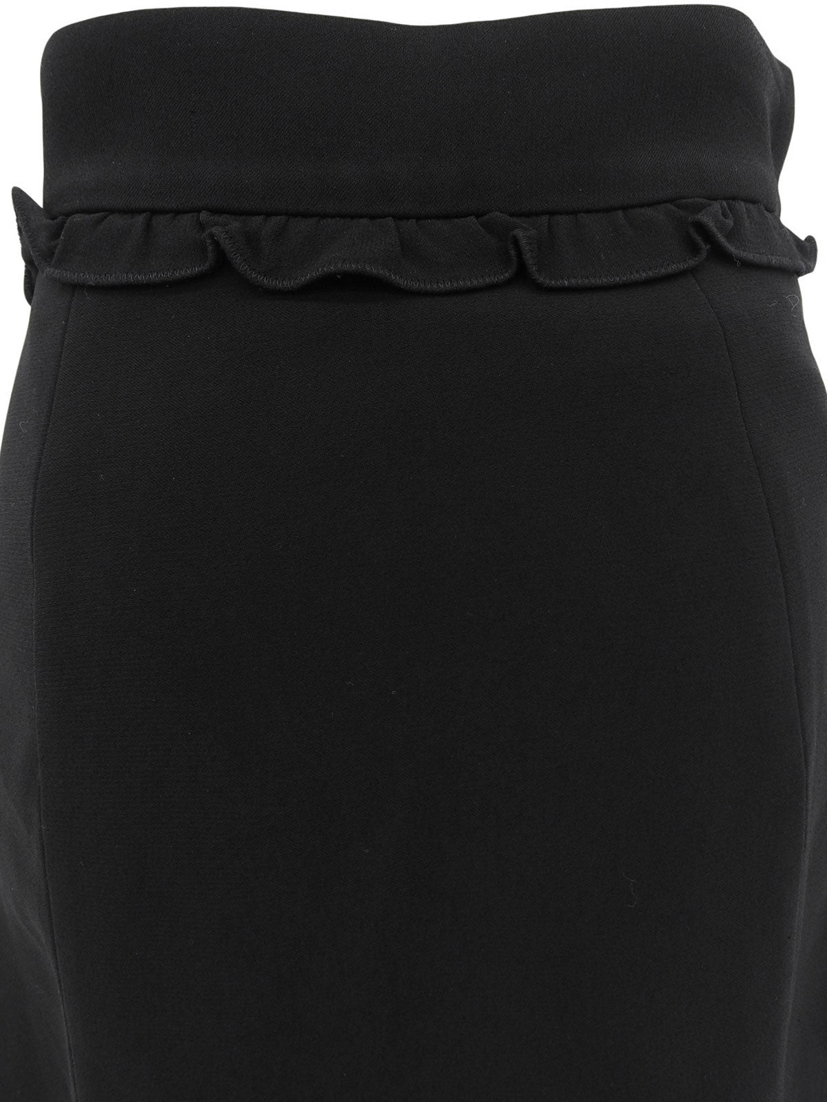 フリルデザインスカート ブラック