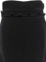 フリルデザインスカート ブラック