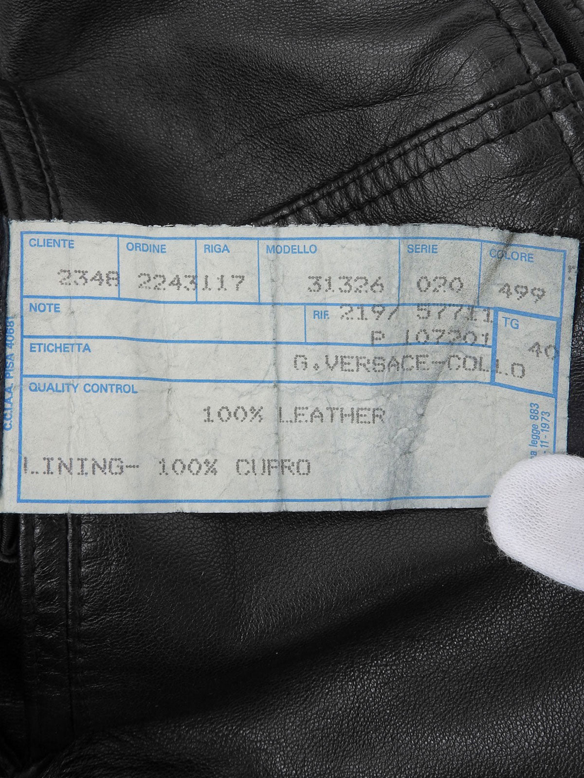 リアルレザージャケット ブラック