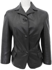 リアルレザージャケット ブラック