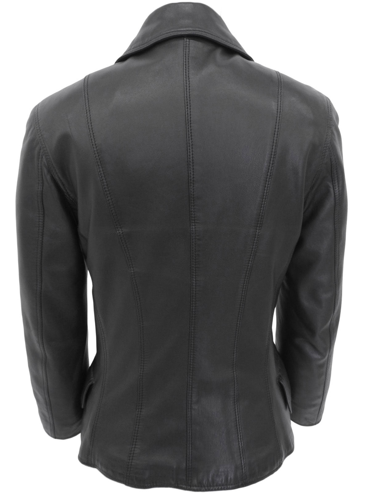 リアルレザージャケット ブラック