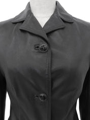 リアルレザージャケット ブラック