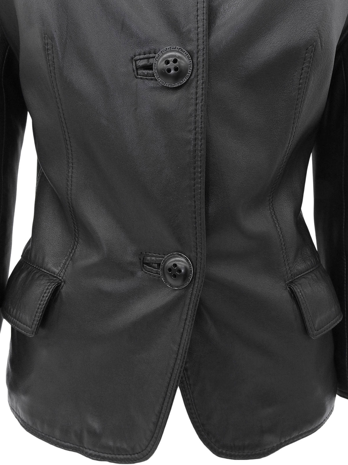 リアルレザージャケット ブラック