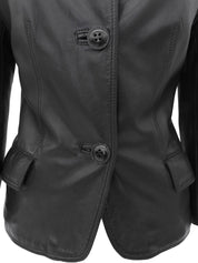 リアルレザージャケット ブラック