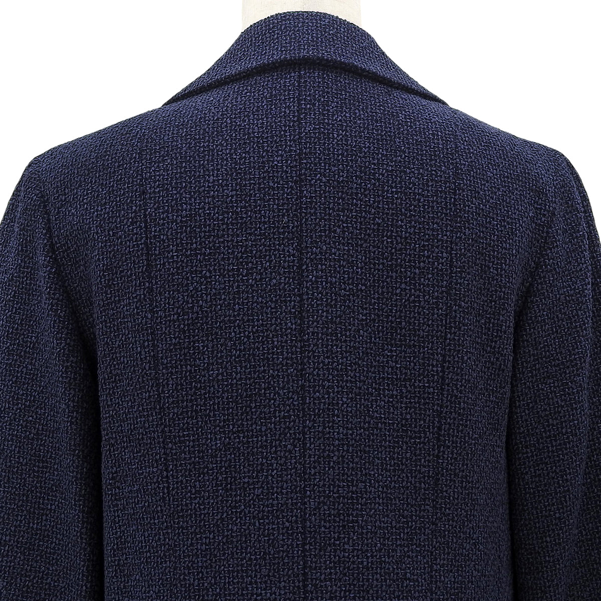 CC mark logo embroidered half-sleeve double-breasted jacket #40 Navy