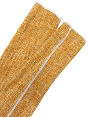 トリムデザインノーカラーセットアップ マスタード/ホワイト