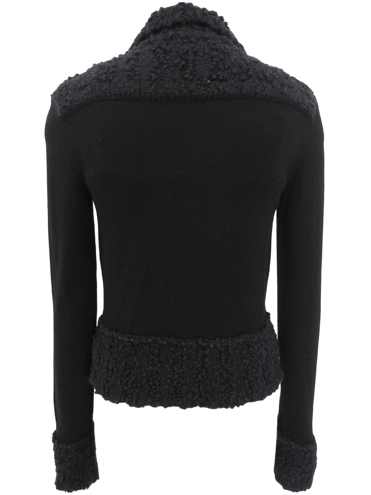 ロゴプレートジップアップアンサンブル　ブラック/ネイビー