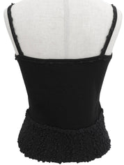 ロゴプレートジップアップアンサンブル　ブラック/ネイビー